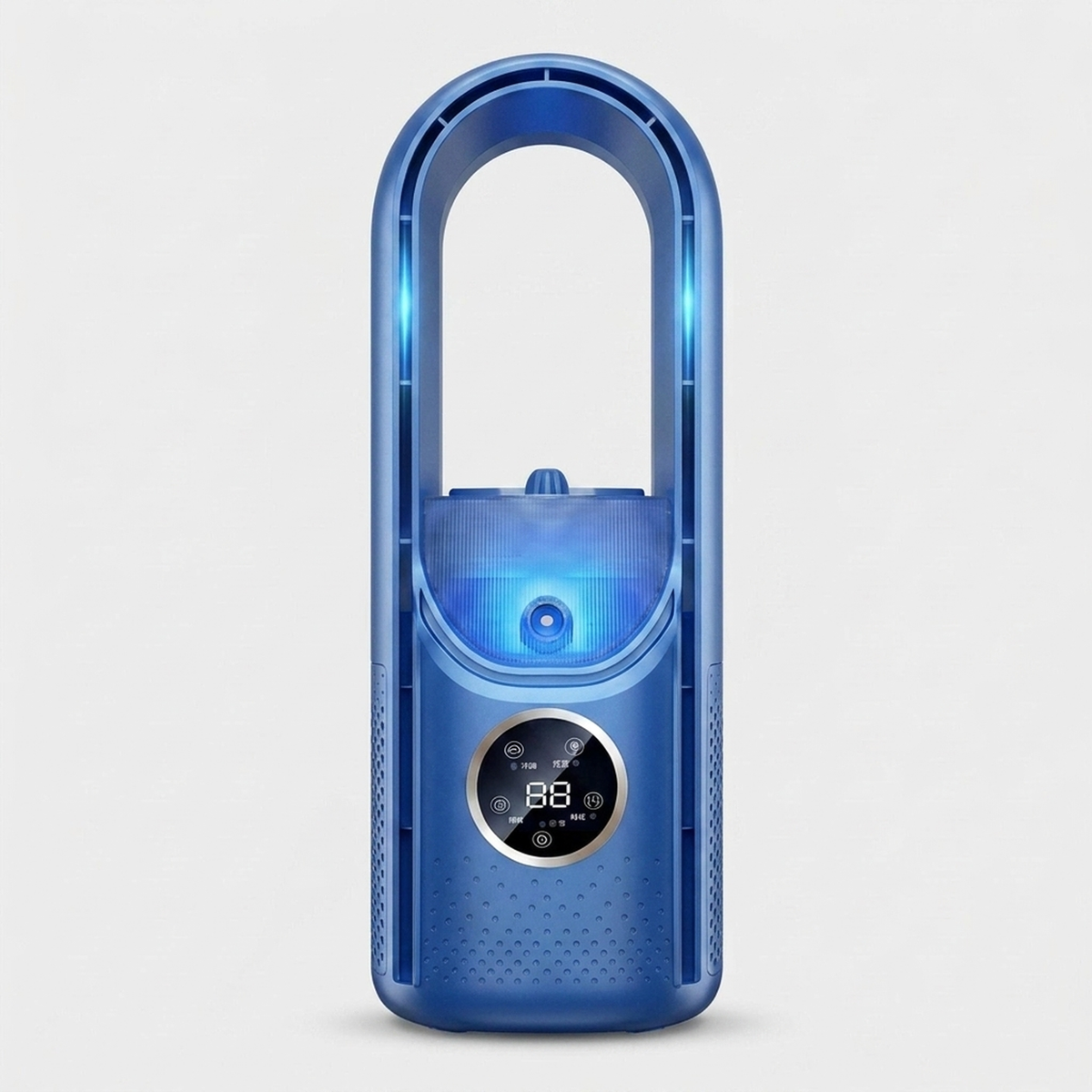 LISTINGOPT::kovosis::sculptural-bladeless-fan-for-quiet-cooling::color-blue