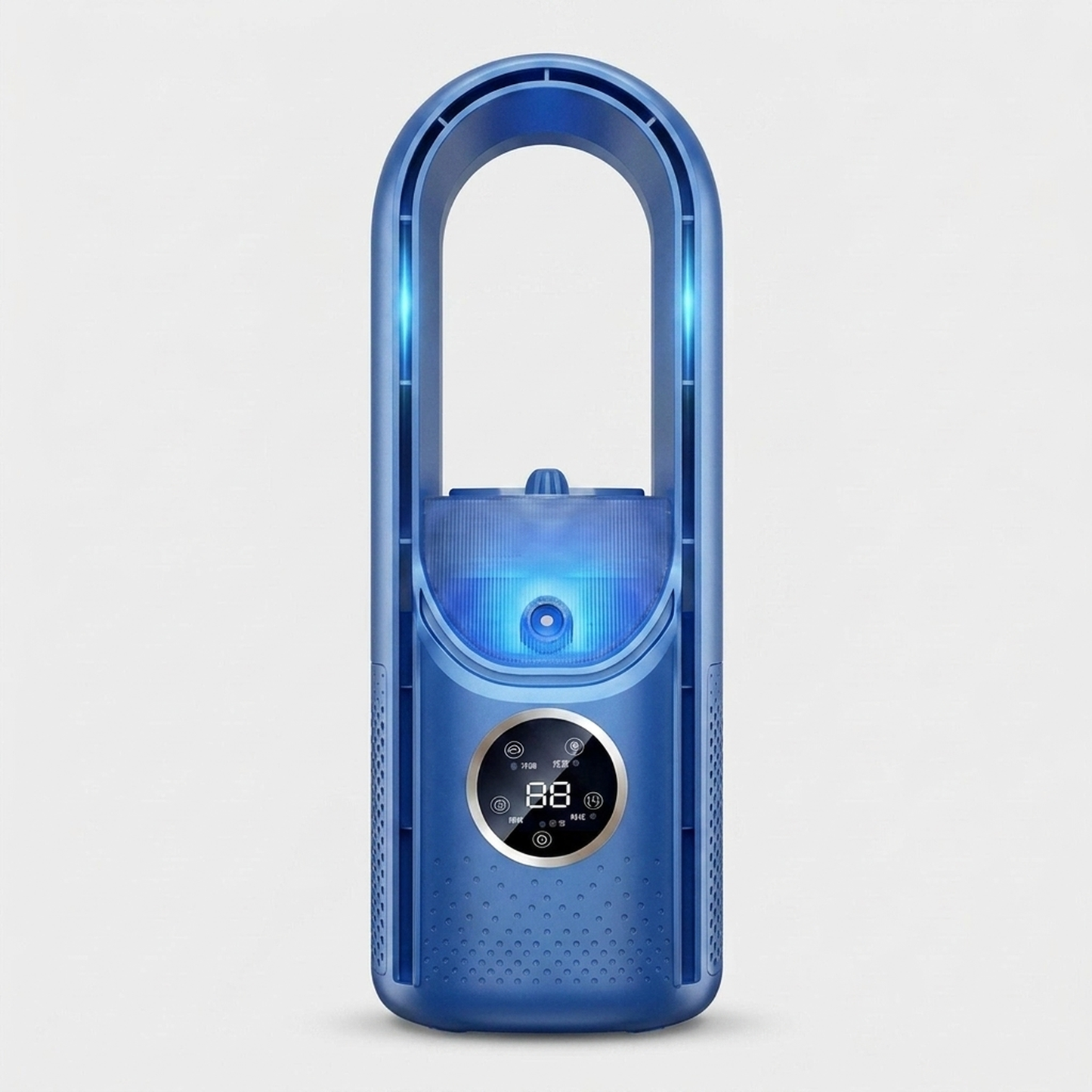 LISTINGOPT::kovosis::sculptural-bladeless-fan-for-quiet-cooling::color-blue