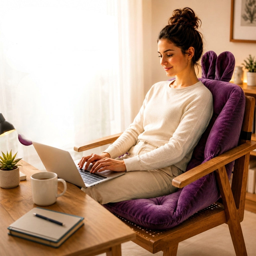 LISTINGOPT::kovosis::seatrelief-ergonomic-coccyx-cushion-for-pain-free-sitting::color-purple