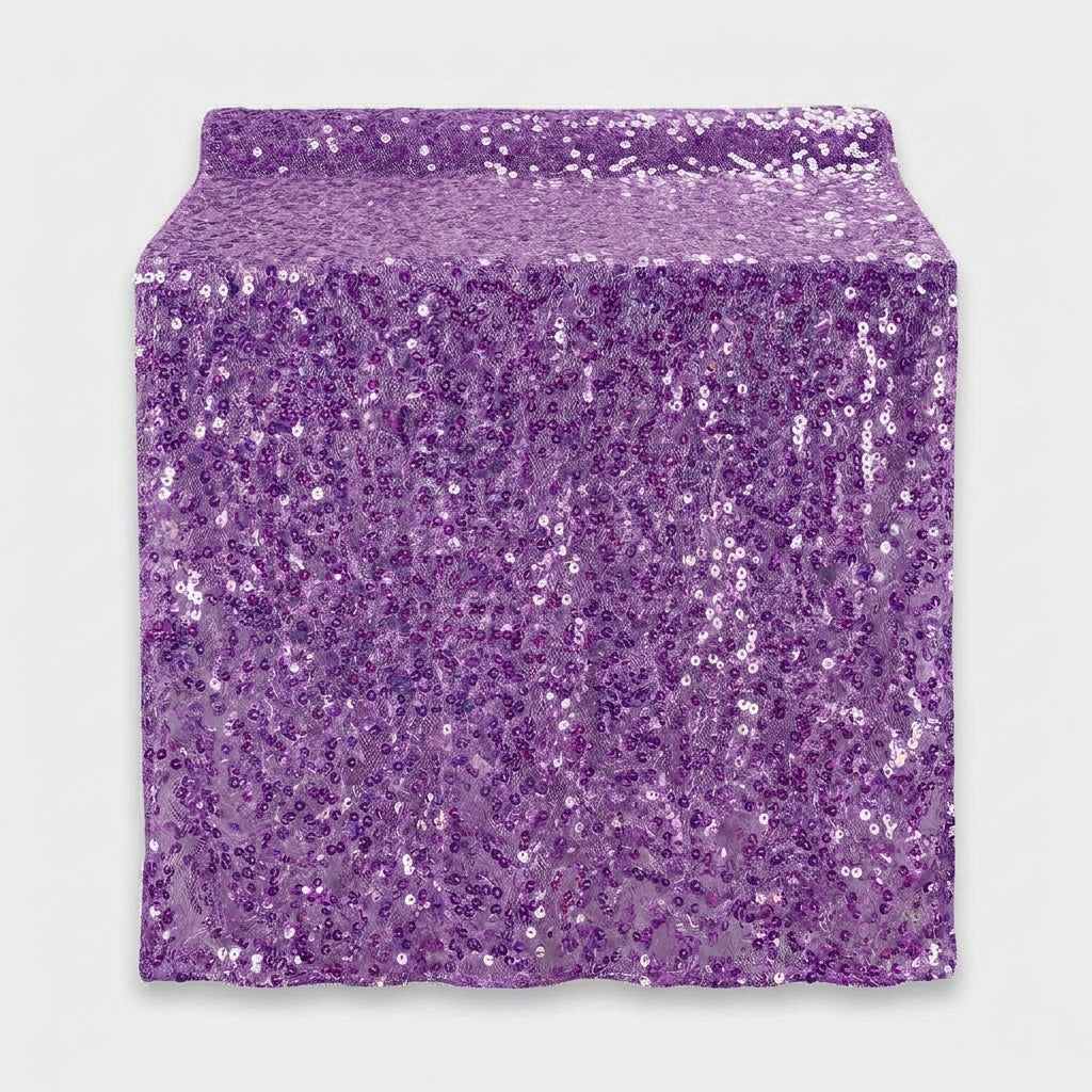 LISTINGOPT::kovosis::sequin-iridescent-table-runner-boho-table-runners-glitter-sequin-tablecloth-for-party-wedding-summer-mermaid-birthday-decoration::color-purple