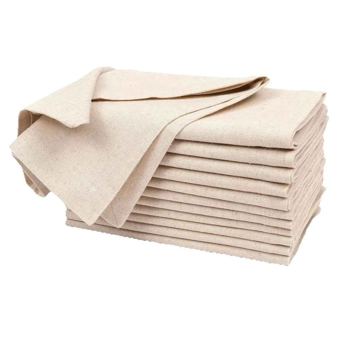 LISTINGOPT::kovosis::set-of-12-linen-flax-cotton-cloth-dinner-napkin-natural-fabric-napkins-mitered-corners-wedding-napkins-dinner-napkins::color-nature-45x45cm