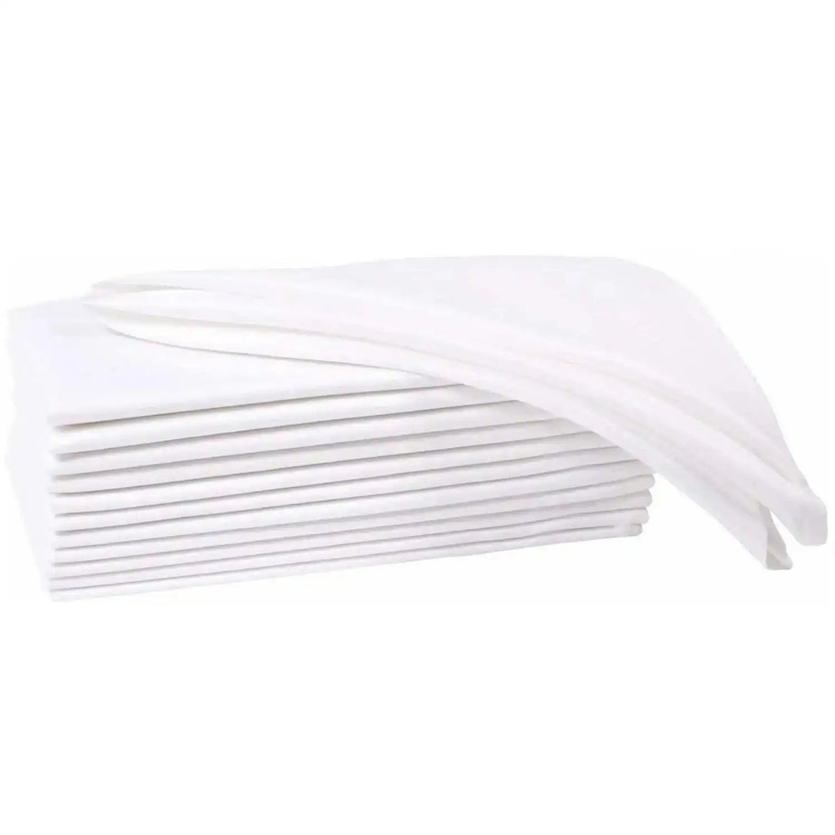 LISTINGOPT::kovosis::set-of-12-linen-flax-cotton-cloth-dinner-napkin-natural-fabric-napkins-mitered-corners-wedding-napkins-dinner-napkins::color-white-40x40cm