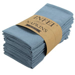 LISTINGOPT::kovosis::set-of-12-pcs-40x40cm-cotton-linen-blended-cloth-napkins-placemats-soft-dining-table-tea-towels-for-home-events-use::color-12-cj006-4040airyblu