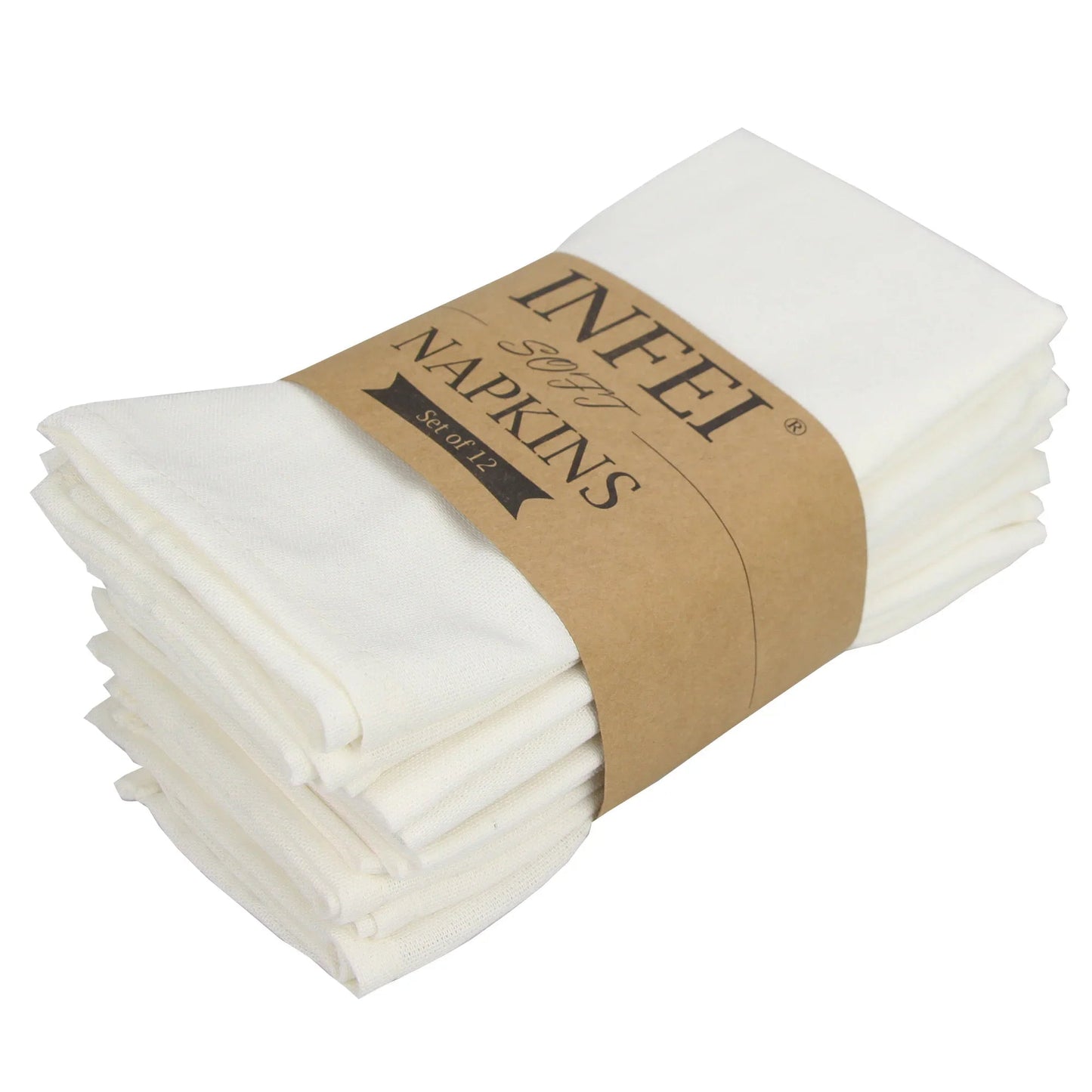 LISTINGOPT::kovosis::set-of-12-pcs-40x40cm-cotton-linen-blended-cloth-napkins-placemats-soft-dining-table-tea-towels-for-home-events-use::color-12-cj006-4040cream