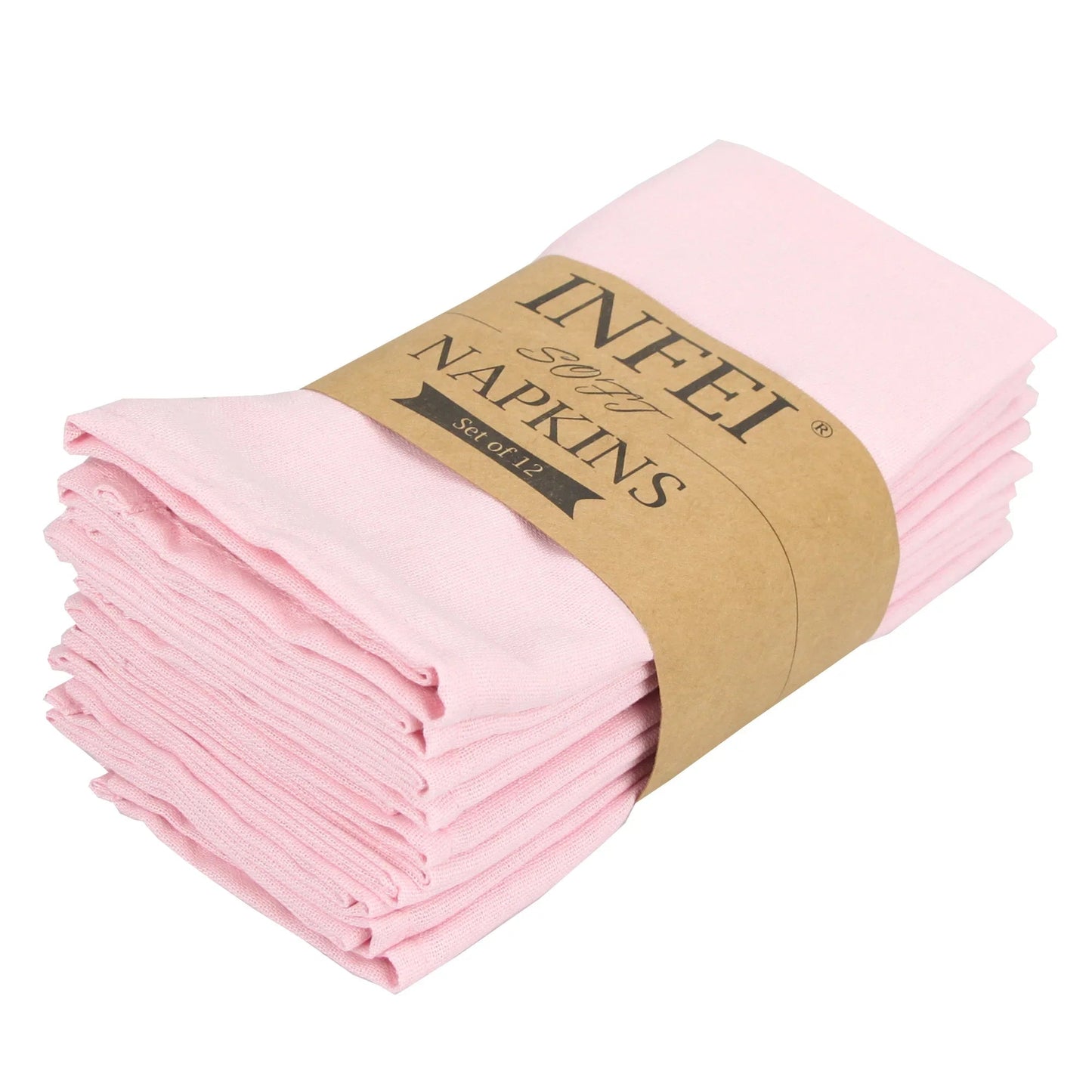 LISTINGOPT::kovosis::set-of-12-pcs-40x40cm-cotton-linen-blended-cloth-napkins-placemats-soft-dining-table-tea-towels-for-home-events-use::color-12-cj006-4040pink