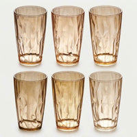 LISTINGOPT::kovosis::shatterproof-wine-glasses-unbreakable-water-tumblers-490ml-reusable-fruit-juice-beer-cup-champagne-drinking-cup-for-bar::color-amber