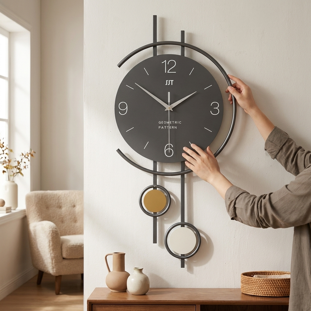 LISTINGOPT::kovosis::silent-scandinavian-wall-clock-artful-calm::02-inuse
