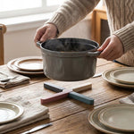 LISTINGOPT::kovosis::silicone-heat-resistant-pad-foldable-non-slip-pot-pan-mat-table-placemat-dish-plate-cross-holder-coaster-kitchen-table-trivet::02-inuse