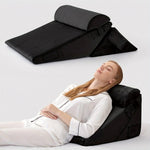 LISTINGOPT::kovosis::sleepluxe-adjustable-bed-wedge-pillow-for-comfort-support-leg-elevation::color-black