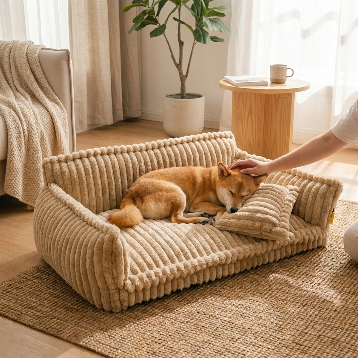 LISTINGOPT::kovosis::snoozy-dream-dog-sofa-bed-orthopedic-comfort::02-inuse