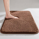 LISTINGOPT::kovosis::softhaven-plush-microfiber-bath-mat-for-comfort-safety::color-brown