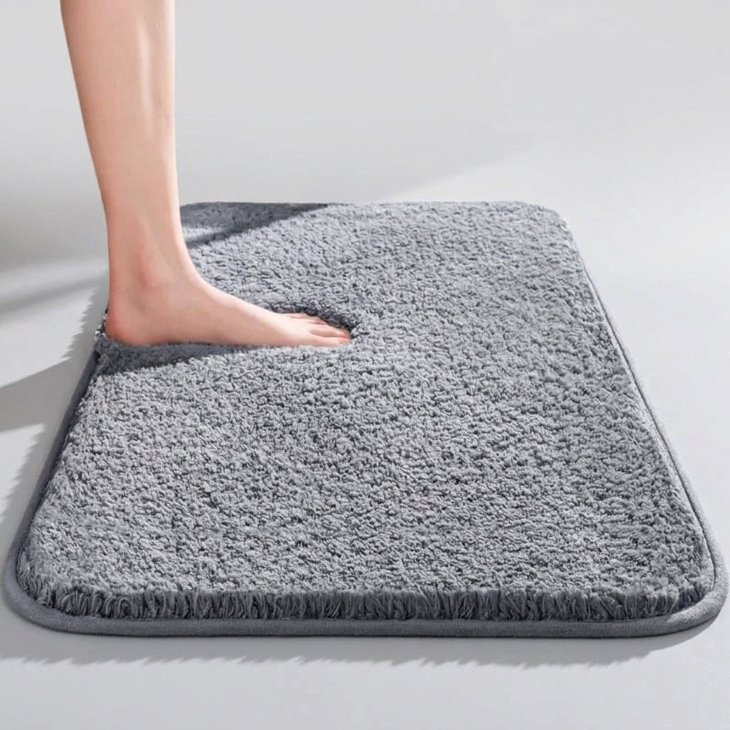 LISTINGOPT::kovosis::softhaven-plush-microfiber-bath-mat-for-comfort-safety::color-gray