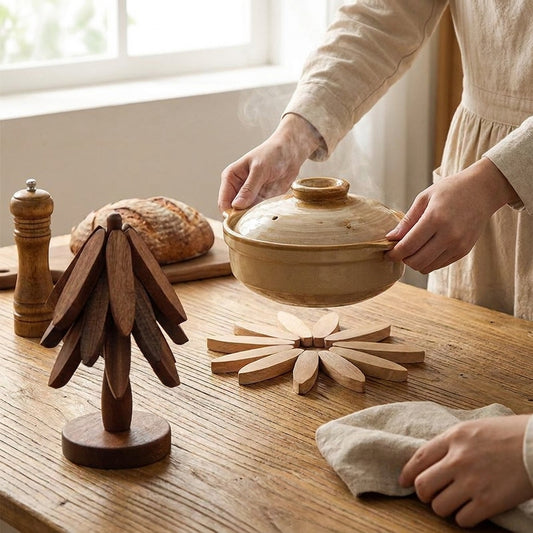 LISTINGOPT::kovosis::solid-wood-heat-resistant-pot-mat-anti-scald-table-pad-non-slip-coaster-high-temperature-resistant-placemat-for-home-kitchen::02-inuse