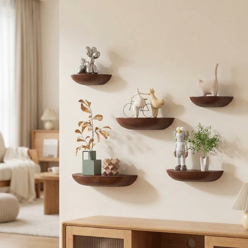 LISTINGOPT::kovosis::solid-wooden-semicircle-wall-shelves-background-entryway-decorative-floating-organization-storage-holders-bedroom-kitchen-racks::01-hero