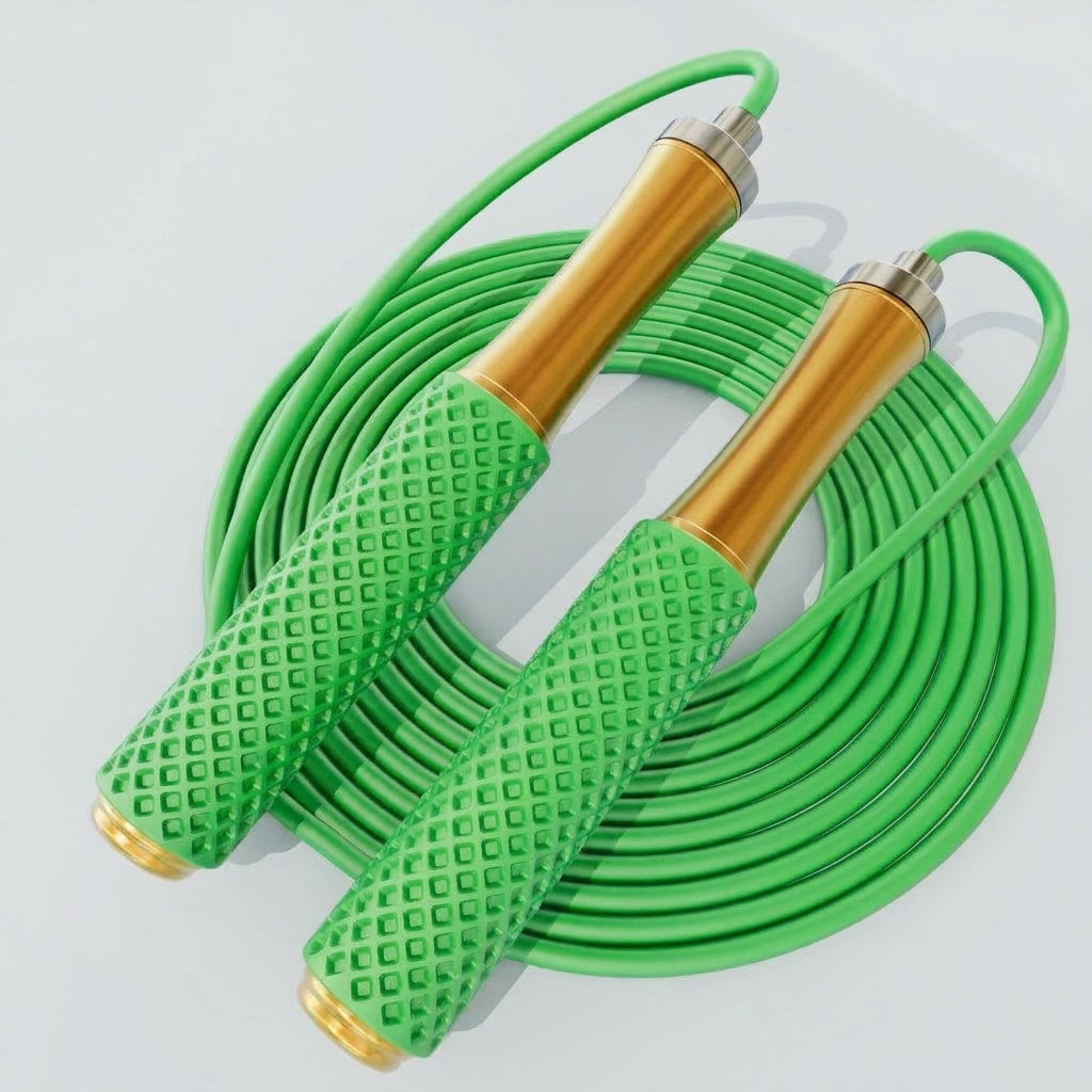 LISTINGOPT::kovosis::speedlock-rope-adjustable-weighted-jump-rope-for-speed-training::color-green