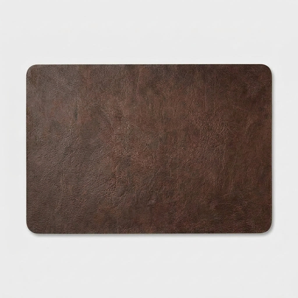 LISTINGOPT::kovosis::square-imitation-faux-leather-kitchen-dining-table-insulation-placematrestaurant-decoration-insulation-table-mat-146pcs::color-dark-coffee