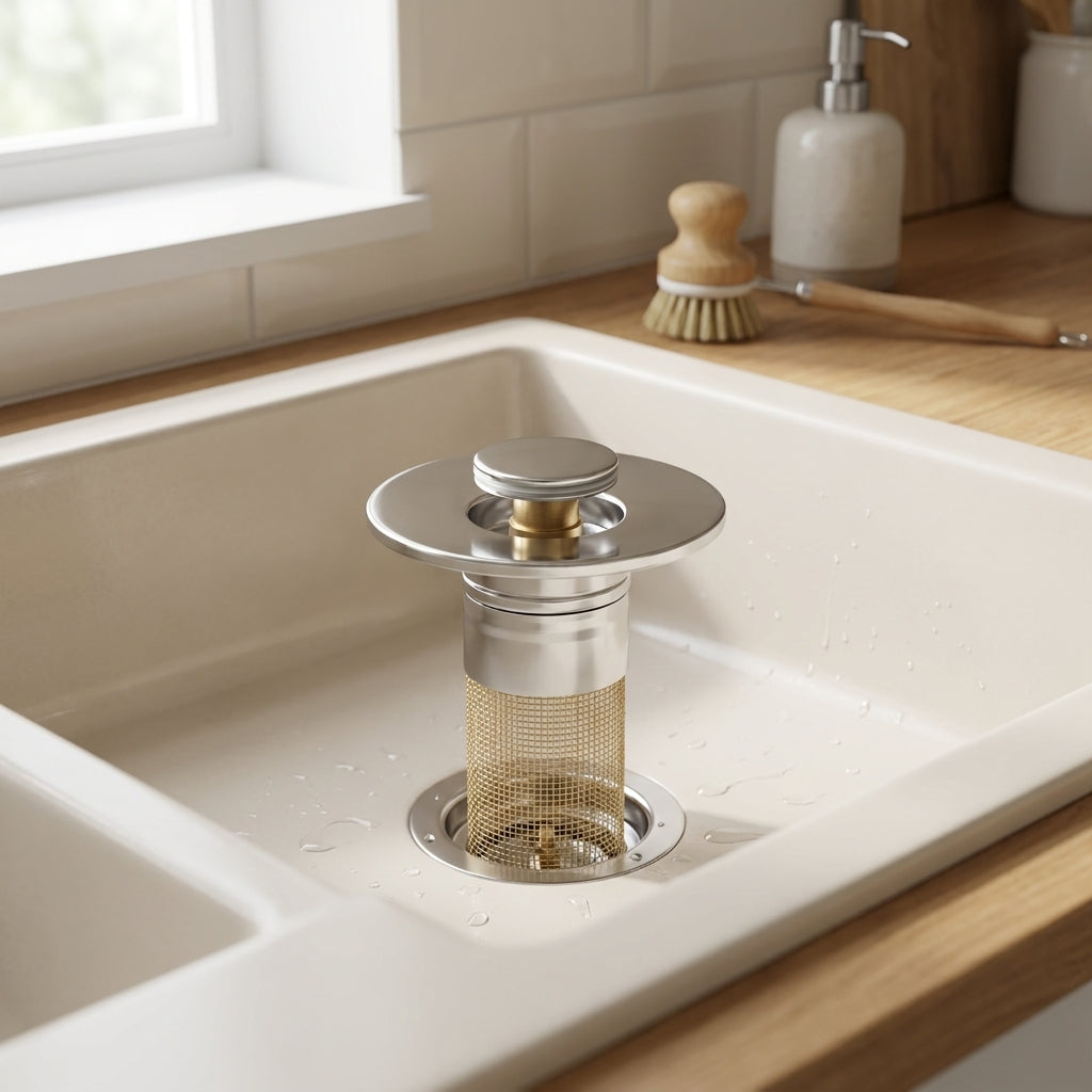 LISTINGOPT::kovosis::stainless-steel-drain-strainer-2-in-1-drain-protectors-sink-drains-filter-hair-catcher-sink-strainer-stopper-for-bathroom::01-hero