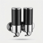 LISTINGOPT::kovosis::stainless-steel-wall-mounted-soap-dispenser-sleek-style::color-black
