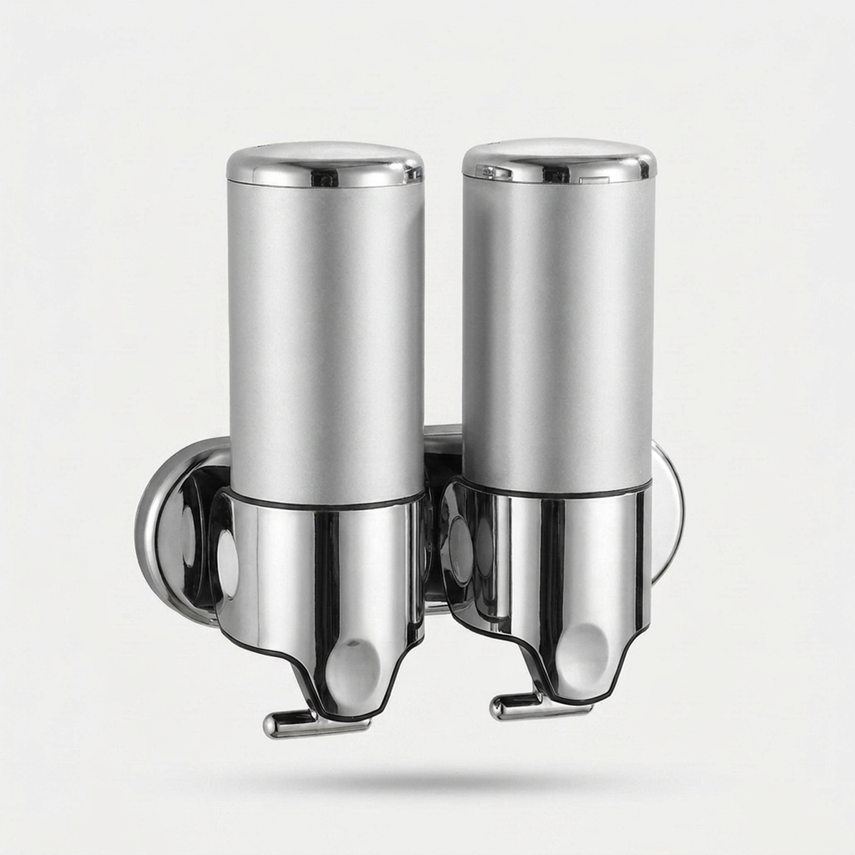 LISTINGOPT::kovosis::stainless-steel-wall-mounted-soap-dispenser-sleek-style::color-silver