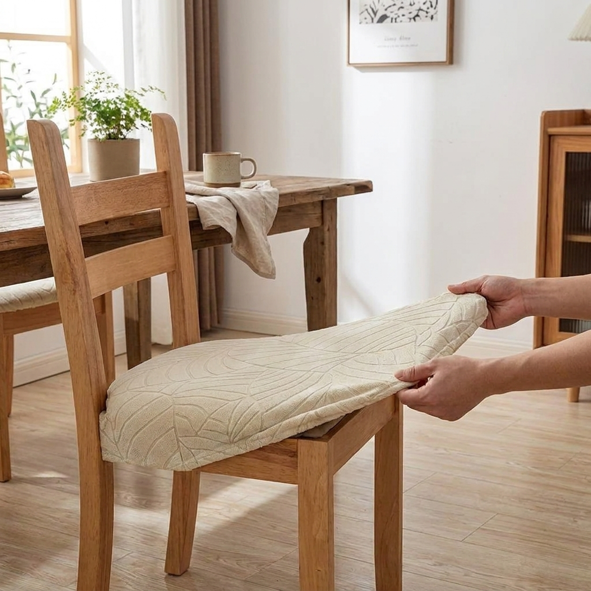 LISTINGOPT::kovosis::stretch-jacquard-chair-covers-for-an-instant-refresh::02-inuse