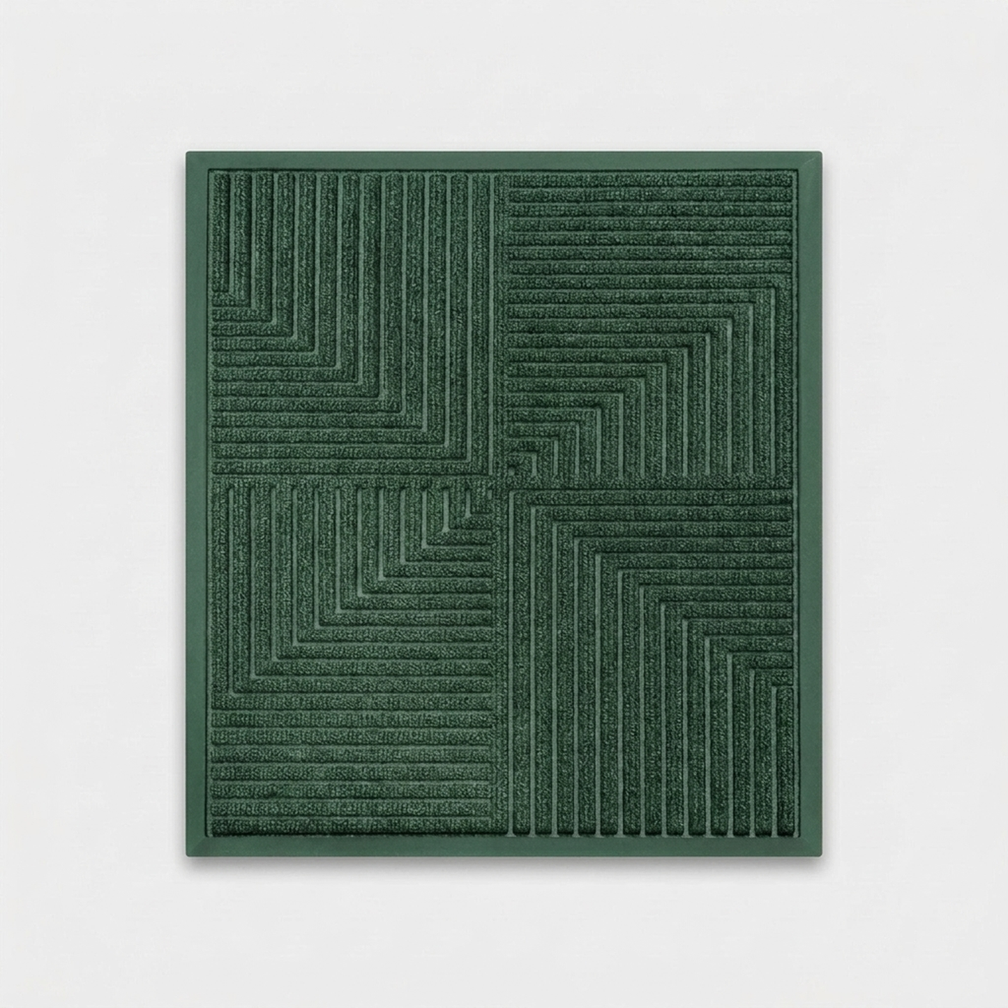 LISTINGOPT::kovosis::striped-entry-mat-for-cleaner-floors::color-green