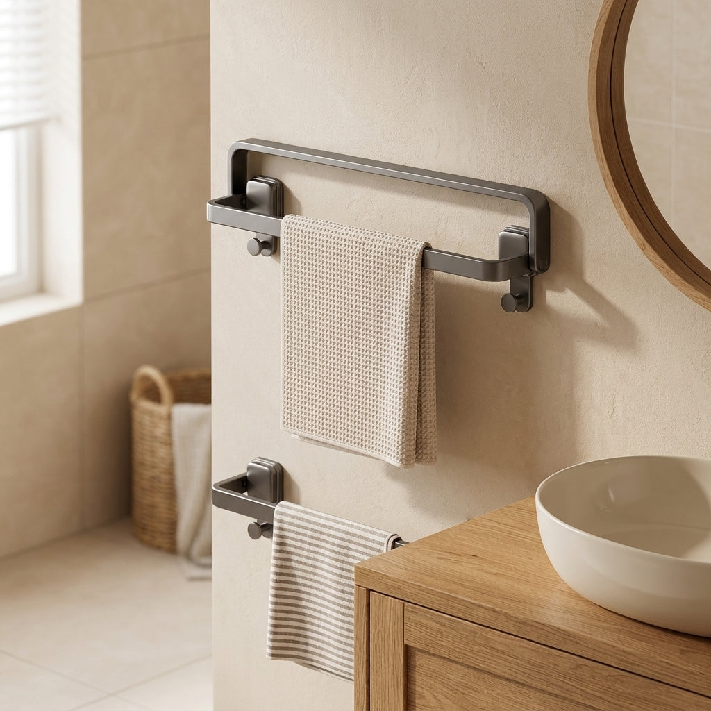 LISTINGOPT::kovosis::suction-cup-folding-bathroom-hand-towel-rack-towel-holder-wall-mount-no-drill-mount-304050cm-towel-bar-apartment::01-hero