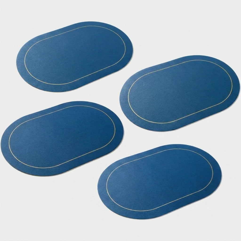 LISTINGOPT::kovosis::table-leather-placemats-set-of-146pcswashable-for-diningheat-resistant-non-slip-insulation-waterproof-place-mats::color-blue