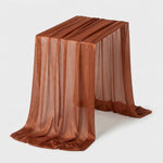 LISTINGOPT::kovosis::table-runner-luxury-sheer-for-wedding-rustic-boho-party-bridal-shower-birthday-christmas-decorations::color-rust