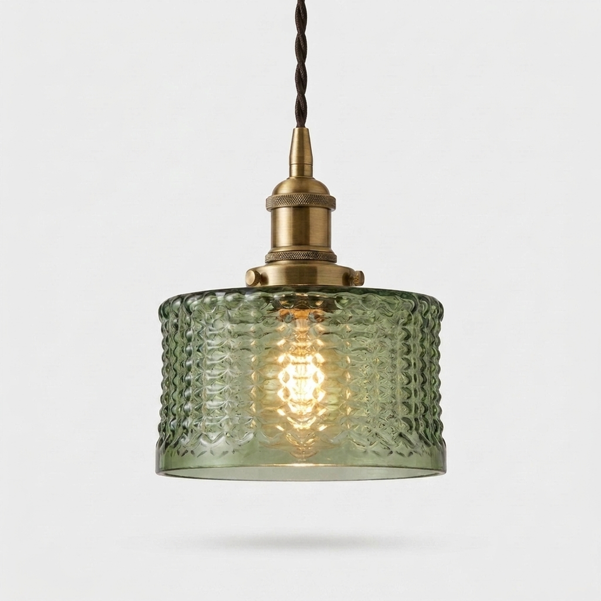 LISTINGOPT::kovosis::textured-glass-pendant-light-for-serene-ambience::color-green