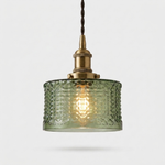LISTINGOPT::kovosis::textured-glass-pendant-light-for-serene-ambience::color-green