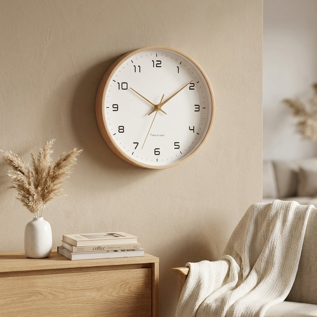 LISTINGOPT::kovosis::timeblend-modern-silent-wooden-wall-clock-with-minimalist-scandinavian-design-for-calm-stylish-interior-spaces::01-hero