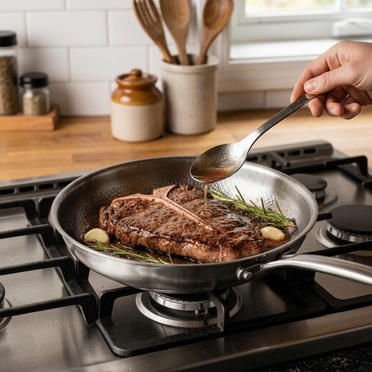LISTINGOPT::kovosis::titanium-frying-pan-for-scratch-resistant-cooking::02-inuse