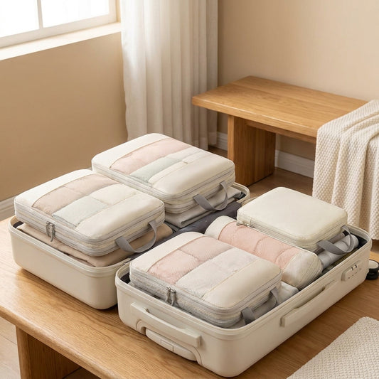 LISTINGOPT::kovosis::travel-storage-bag-5-piece-set-with-mesh-compression-storage-bag-luggage-organizer-bag-space-saving-portable-set::01-hero