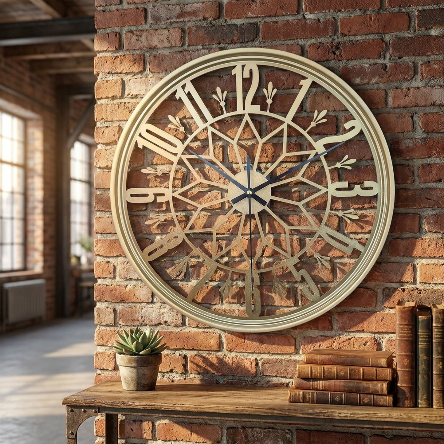 LISTINGOPT::kovosis::vintage-metal-wall-clock-silent-industrial-style::variant-unique-e7b110085d2373