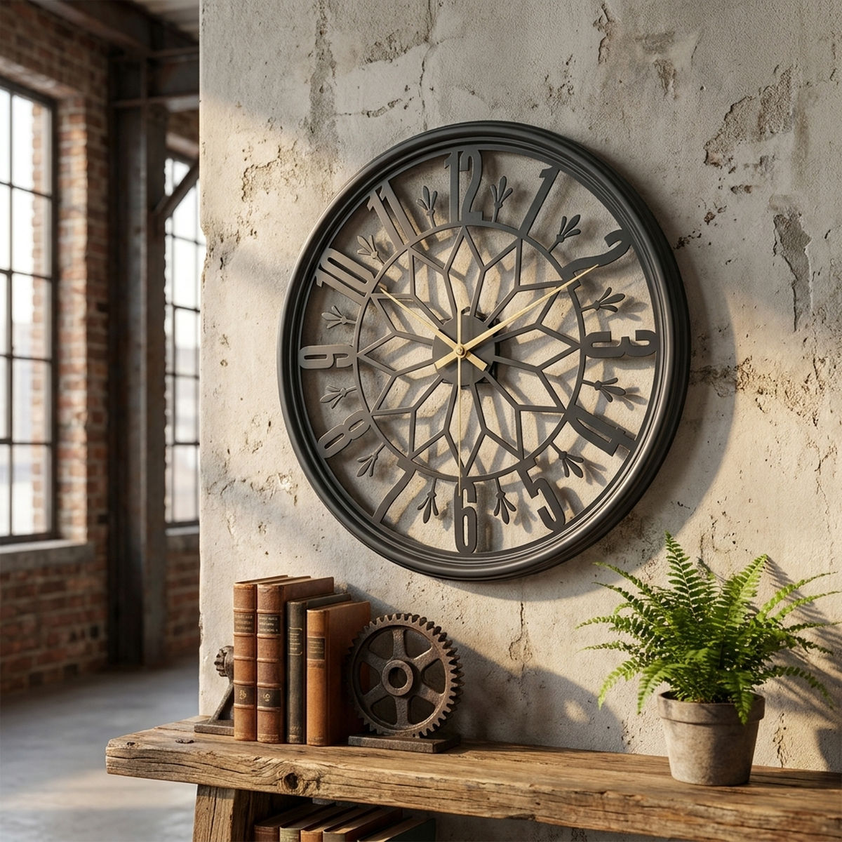 LISTINGOPT::kovosis::vintage-metal-wall-clock-silent-industrial-style::variant-unique-f7cb5a4c811440