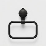 LISTINGOPT::kovosis::vintage-walnut-wood-towel-ring-with-suction-cup-mount-no-drill-wall-mounted-bathroom-towel-holder-stainless-steel-frame::color-black