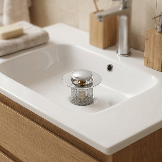 LISTINGOPT::kovosis::washbasin-plug-anti-odor-pop-up-bounce-core-basin-stopper-hair-catcher-shower-sink-strainer-stainless-steel-filter-bouncing-core::01-hero