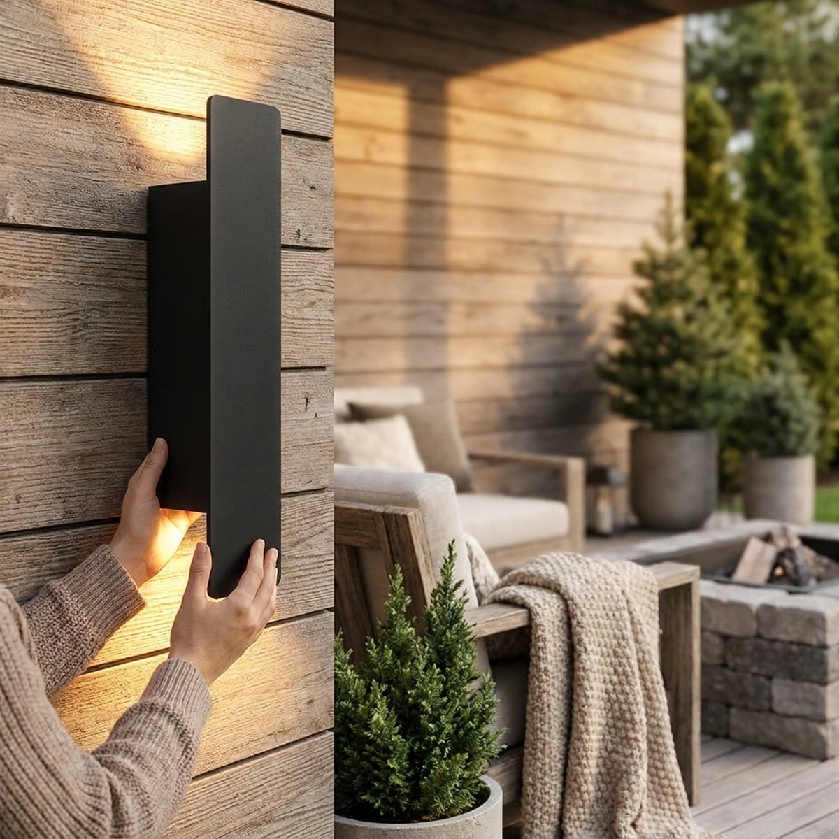 LISTINGOPT::kovosis::waterproof-led-aluminum-wall-light-for-striking-ambience::02-inuse