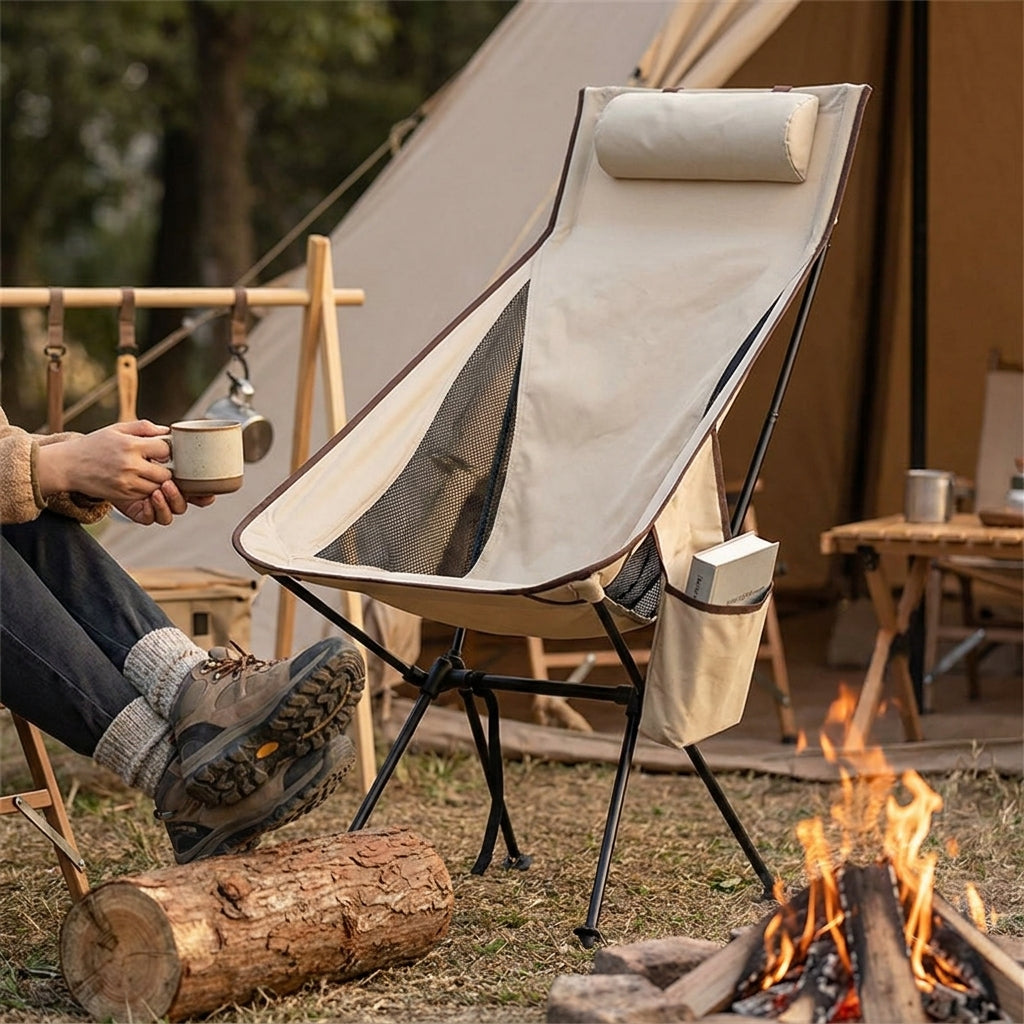 LISTINGOPT::kovosis::westtune-portable-folding-camping-chair-with-headrest-lightweight-tourist-chairs-aluminum-alloy-fishing-chair-outdoor-furniture::02-inuse