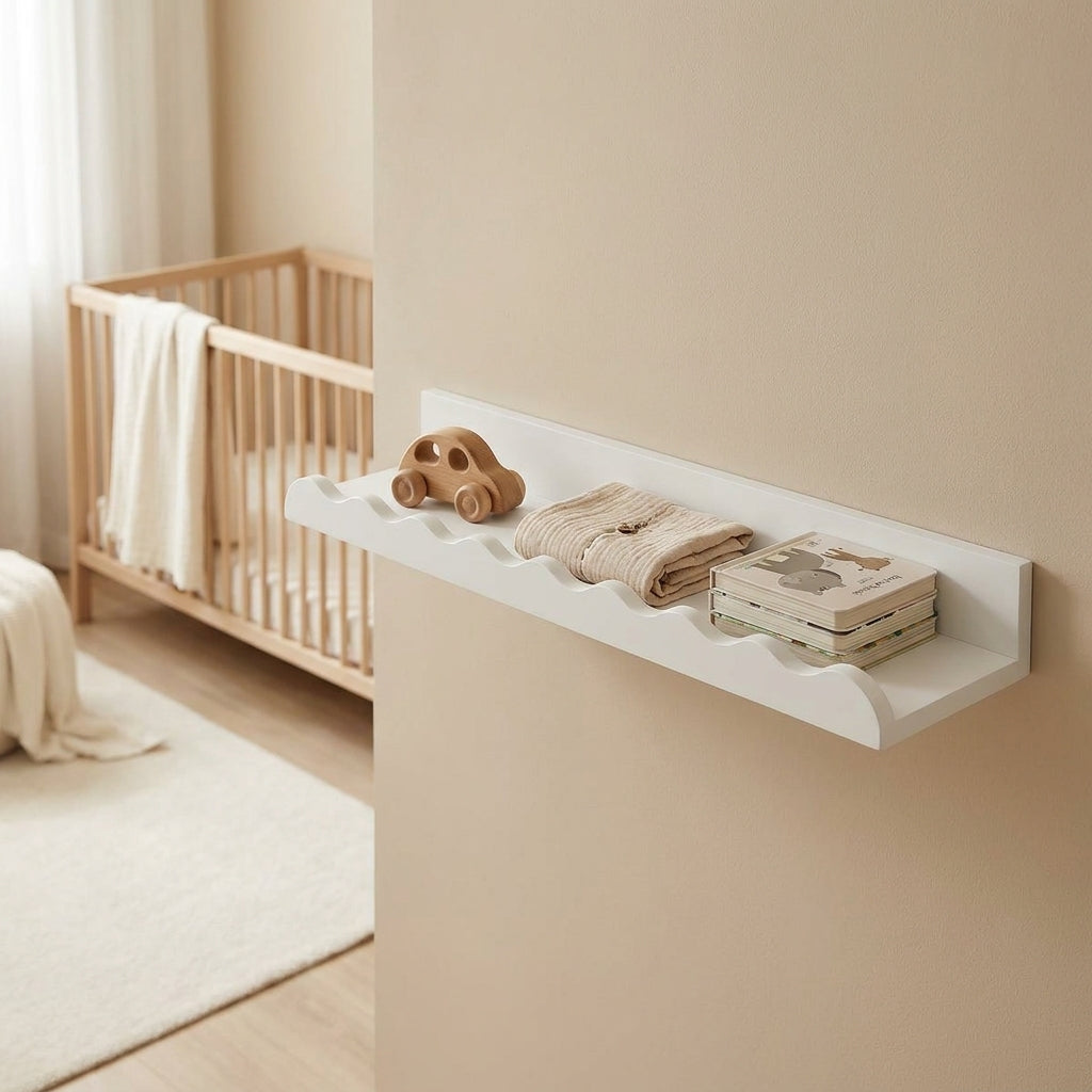 LISTINGOPT::kovosis::white-wavy-wooden-floating-shelf-bedroom-wall-mounted-shelf-storage-wall-rack-home-toys-organizer-books-ledge-nursery-wall-decor::01-hero