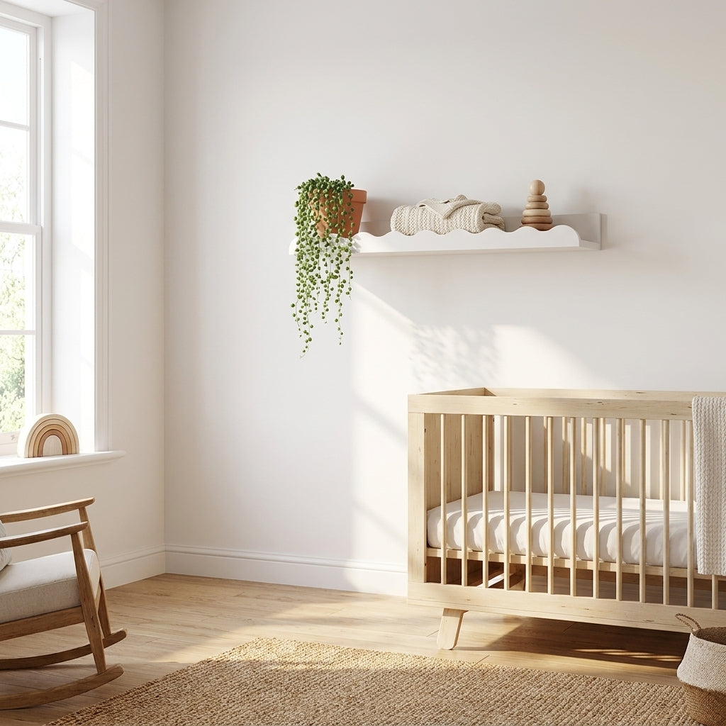 LISTINGOPT::kovosis::white-wavy-wooden-floating-shelf-bedroom-wall-mounted-shelf-storage-wall-rack-home-toys-organizer-books-ledge-nursery-wall-decor::03-lifestyle