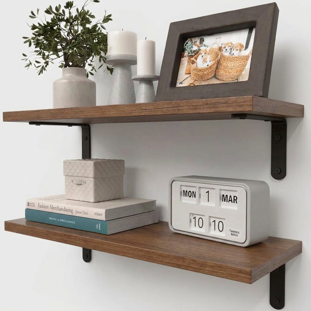 LISTINGOPT::kovosis::wooden-wall-floating-shelves-2-sets-shelves-for-wall-decor-bathroom-storage-bedroom-living-room::color-brown