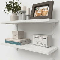 LISTINGOPT::kovosis::wooden-wall-floating-shelves-2-sets-shelves-for-wall-decor-bathroom-storage-bedroom-living-room::color-white