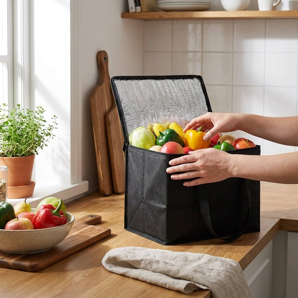 LISTINGOPT::kovosis::xllarge-insulated-bag-keep-food-hot-cold-for-hours-grocery-tote-soft-cooler-bag-pizza-warmer-lightweight-sturdy-zipper::02-inuse