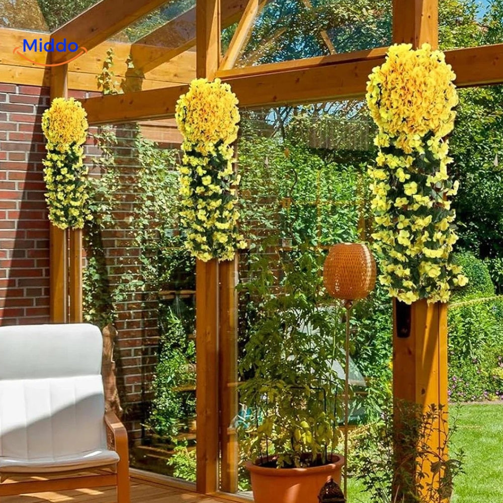 Cascading Orchid Flowers For Sculptural Elegance
