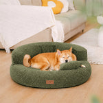 Orthopädisches Donut-Hundebett mit Kissen