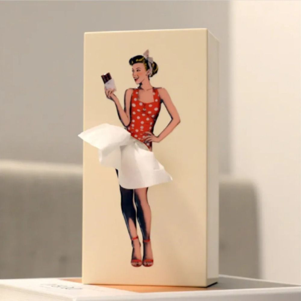 Flying Skirt Tissue Box – A Playful Statement Piece
