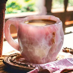 Taza de cristal mineral para sorbos diarios impactantes