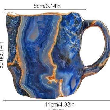 Taza de cristal mineral para sorbos diarios impactantes
