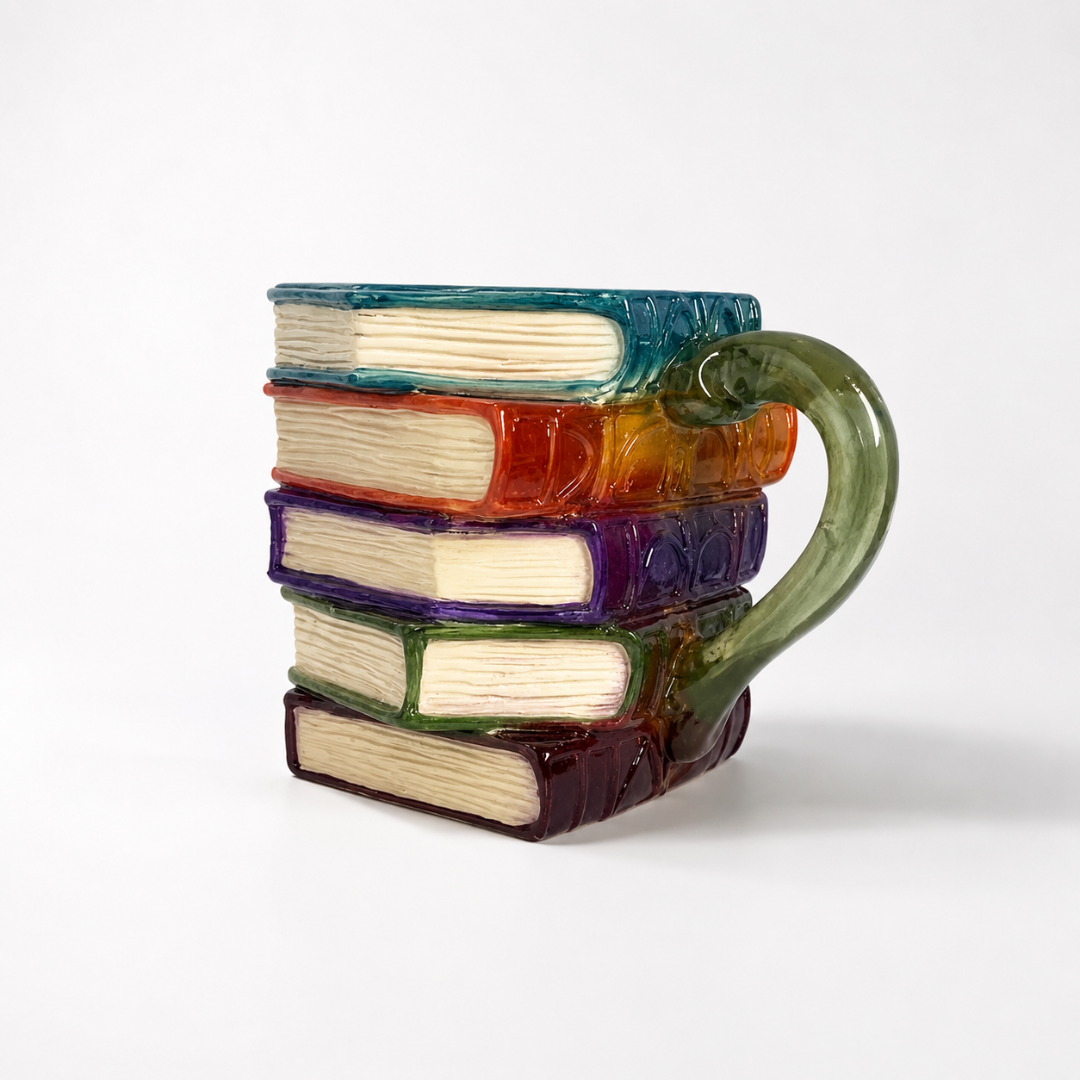 Literary Book Glass Coffee Mug